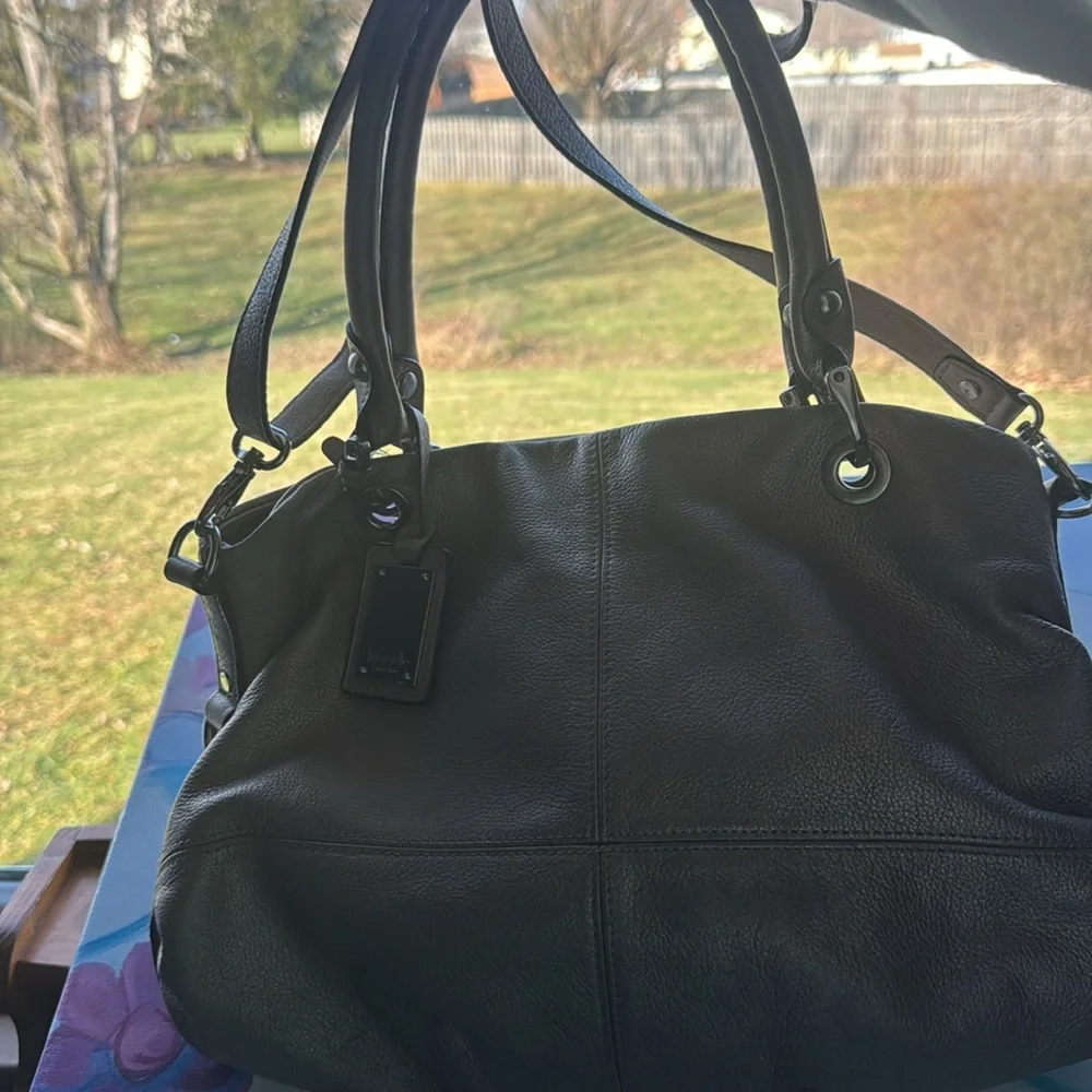 Tignanello shoulder bag gold tone